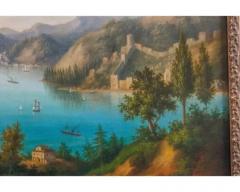 Louis Chalon Louis Chalon French 1866 1940 an Orientalist Landscape of the Golden Horn C  - 4123793