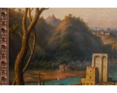 Louis Chalon Louis Chalon French 1866 1940 an Orientalist Landscape of the Golden Horn C  - 4123817