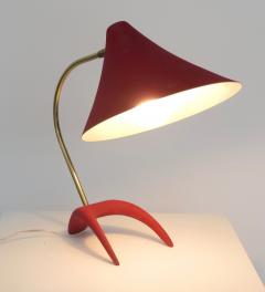 Louis Christiaan Kalff Louis Kalff Diabolo Red Table Lamp For Philips - 1037108