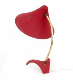 Louis Christiaan Kalff Louis Kalff Diabolo Red Table Lamp For Philips - 1037109