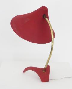 Louis Christiaan Kalff Louis Kalff Diabolo Red Table Lamp For Philips - 1037110