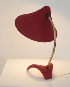 Louis Christiaan Kalff Louis Kalff Diabolo Red Table Lamp For Philips - 1037111