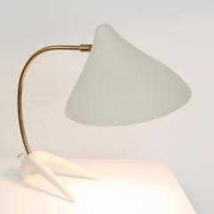 Louis Christiaan Kalff Louis Kalff Diabolo White Metal and Brass Table Lamp for Philips - 1037094