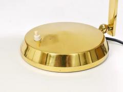Louis Christiaan Kalff Midcentury Black Brass Table or Desk Lamp Austria 1960s - 4064571