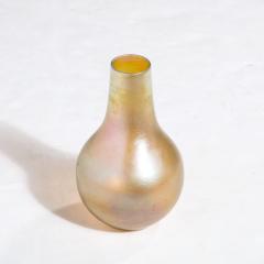 Louis Comfort Tiffany Iridescent Favrile Art Glass Gord Form Vase Signed Louis Comfort Tiffany - 3443153