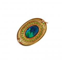 Louis Comfort Tiffany Louis Comfort Tiffany for Tiffany Co Black Opal Brooch - 4721606