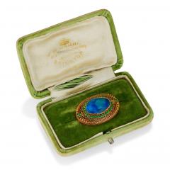Louis Comfort Tiffany Louis Comfort Tiffany for Tiffany Co Black Opal Brooch - 4721607