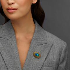 Louis Comfort Tiffany Louis Comfort Tiffany for Tiffany Co Black Opal Brooch - 4721608