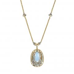 Louis Comfort Tiffany Louis Comfort Tiffany for Tiffany Co Moonstone Necklace - 4696343