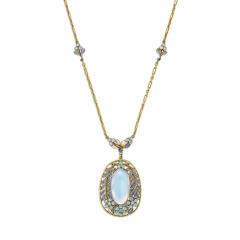 Louis Comfort Tiffany Louis Comfort Tiffany for Tiffany Co Moonstone Necklace - 4697537