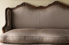 Louis Cresson LOUIS XV WALNUT WING BACK CANAP OR SOFA - 4388096