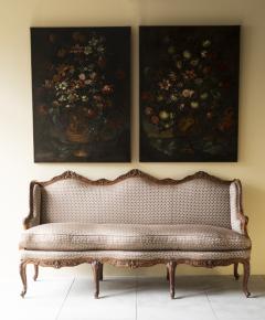 Louis Cresson LOUIS XV WALNUT WING BACK CANAP OR SOFA - 4388113