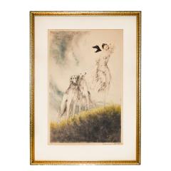 Louis Icart 1929 Louis Icart Etching Joy of Life  - 4404367