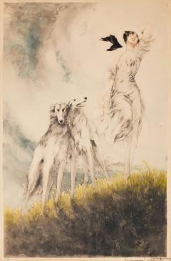 Louis Icart 1929 Louis Icart Etching Joy of Life  - 4405642