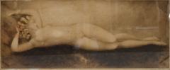 Louis Icart 1930s Art Deco Lithography Sommeil by Louis Icart a Nude on a Daybed - 2822780
