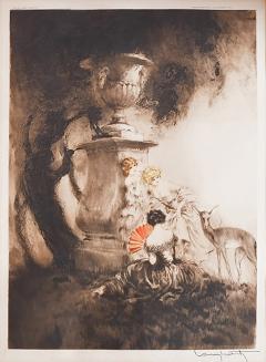 Louis Icart Four Dears by Louis Icart Signed - 4384893