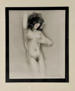 Louis Icart Hand Colored by Louis Icart Slightly Swollen Areola Authenticated - 4251656