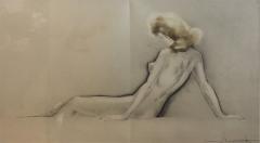 Louis Icart Louis Icart Sitting Nude - 4402457
