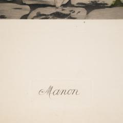Louis Icart Manon by Louis Icart Circa 1927 Signed - 4404313