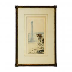 Louis Icart Place Vendome Etching with Aquatint by Louis Icart - 4404343