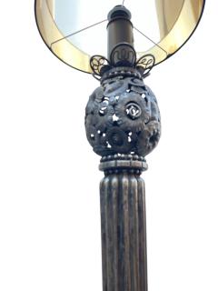 Louis Katona 1930s Wrought iron Floor lamp by Louis Katona - 4363000