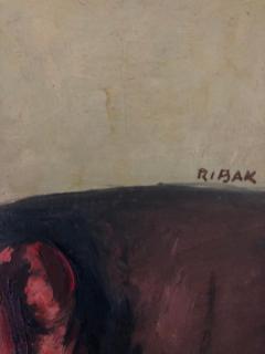 Louis Leon Ribak Louis Leon Ribak Oil ainting ruby in red Social Realist Style - 1477317