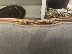 Louis Majorelle Fabulous Art Nouveau Settee with Gilt Carved Mounts - 4091290
