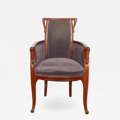 Louis Majorelle French Art Nouveau Armchair by Louis Majorelle - 1465675