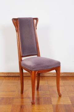 Louis Majorelle French Art Nouveau Pair of Louis Majorelle Chairs - 1465542