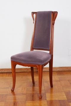 Louis Majorelle French Art Nouveau Pair of Louis Majorelle Chairs - 1465555