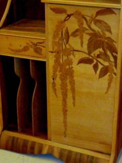 Louis Majorelle Louis Majorelle Cabinet with Wisteria Marquetry - 1590833