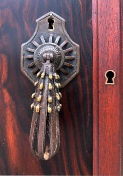 Louis Majorelle Louis Majorelle French Art Nouveau Signed Cabinet Inlays and Ironwork - 4330498
