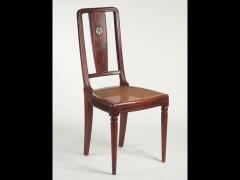 Louis Majorelle Louis Majorelle set of 6 dining chairs in mahogany - 3140395