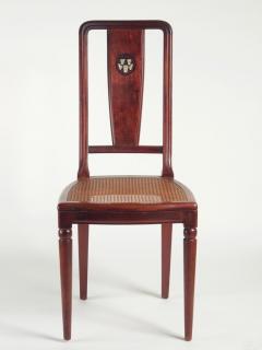 Louis Majorelle Louis Majorelle set of 6 dining chairs in mahogany - 3140401