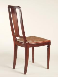 Louis Majorelle Louis Majorelle set of 6 dining chairs in mahogany - 3140404