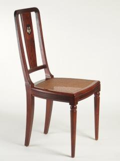 Louis Majorelle Louis Majorelle set of 6 dining chairs in mahogany - 3140405
