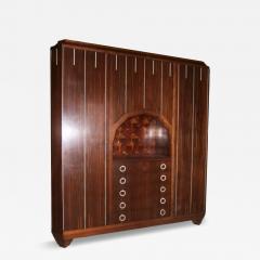 Louis Majorelle Majorelle cabinet with parquetry niche - 4400643