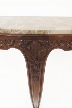 Louis Majorelle Pair of French Art Nouveau Mahogany Bracket Console Tables - 428967