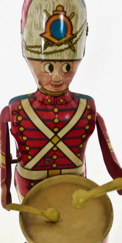 Louis Marx and Company Drummer Boy Tin wind up Toy by Louis Marx New York City circa 1940s - 3008401