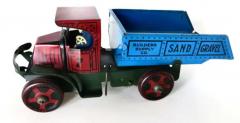 Louis Marx and Company Vintage Toy Wind Up Dump Truck by The Marx Toy Company N Y American Circa 1930 - 3513342