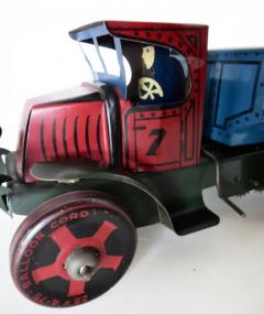 Louis Marx and Company Vintage Toy Wind Up Dump Truck by The Marx Toy Company N Y American Circa 1930 - 3513375