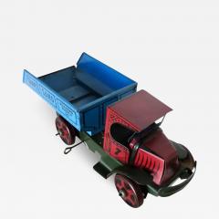 Louis Marx and Company Vintage Toy Wind Up Dump Truck by The Marx Toy Company N Y American Circa 1930 - 3517532