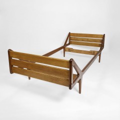 Louis Paolozzi RARE PAIR OF DAYBEDS BY LOUIS PAOLOZZI OAK AND MAHOGANY 1955  - 2634130