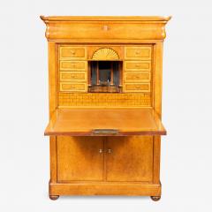Louis Philippe Amboyna Secretaire Abbatant - 4219042