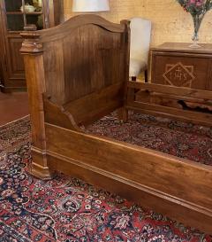 Louis Philippe Bed In Walnut From The 19th Century - 3520755