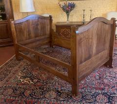 Louis Philippe Bed In Walnut From The 19th Century - 3520764