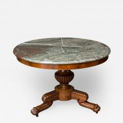 Louis Philippe Bleached Mohogany Center Hall Table - 398877