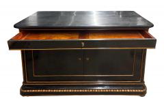 Louis Philippe Ebonized And Maple Commode - 4563846