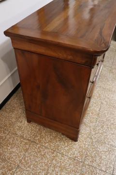 Louis Philippe Italian Antique Chest of Drawers in Walnut Restored - 4142989