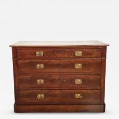 Louis Philippe Mahogany Chest France circa 1840 - 4816390